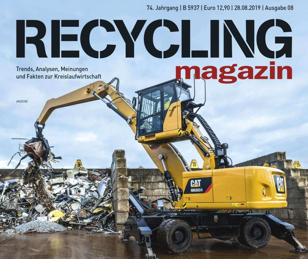 Recycling Magazin Ausgabe August 2019 Source One Publikation
